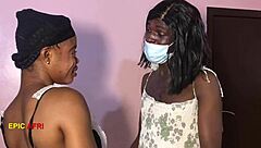 Side Guy Dresses as Lady for Bed Fuck in Husband's Sheets