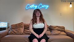 Curvy redhead nurse auditions with wild casting fuck