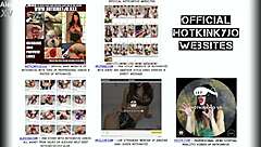 hotkinkyjo gapes ass with mrhankey's huge dildo fisting prolapse