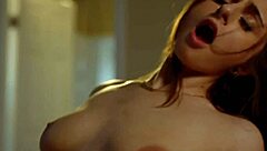 sluttish redhead wife penelope kay rides monster cock in wet shaved pussy