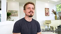 yoga milf christie spreads for deep anal after steamy blowjob