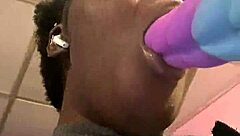 connecticut ebony rapper teases pretty pussy solo