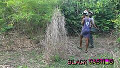 caught these horny locals fucking wildly in the bush—drama explodes!