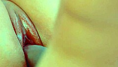 Asian teen's perfect shaved pussy close-up in 4K HD