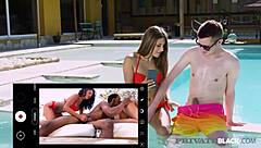 anya krey and scarlett ride massive black cocks on private beach interracial