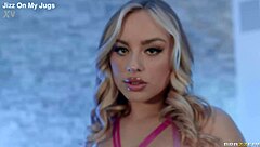 anna claire clouds drips wet in lingerie heels for sideways pounding