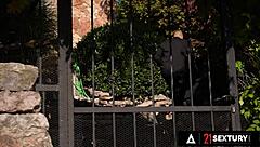 sexy milf francys belle plugs ass then takes cock deep for anal pleasure