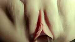 Pretty Shaved Pussy Close-Up Double Penetration Fuck