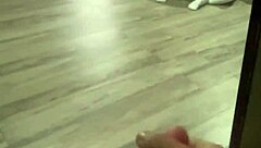 i catch hot girl fingering ass after class and stroke behind her