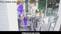 asian muslim alexia anders blows boyfriend in car pov