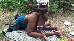 Young asian blonde bent over farm pussy fucked doggystyle with huge cock creampie