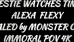 Kate Quinn Watches Matt Pound Alexa Flexy Tight Pussy!