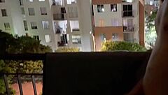 jerked off hotel balcony came twice bathroom