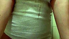 hey stepdaughter sends video showing big white tits playing wet naked in bathroom