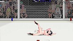 natasha battles sayuri in fierce princess ring catfight