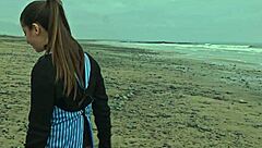 Silvia Soprano roughed up on Norway beach kinky