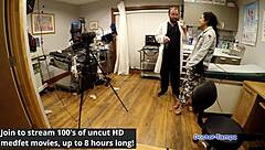 Dr tampa interrogates curly latina nurse jasmine rose with toys and slaps in hospital