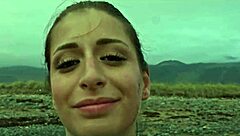 Silvia Soprano roughed up on Norway beach kinky