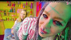 Alternative Costumes Fuel Anal 4some Double Penetration Facefucking Facial Cumshots