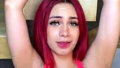 Innocent redhead kaeelen garcia submits as beautiful slave to rough master brian evansx