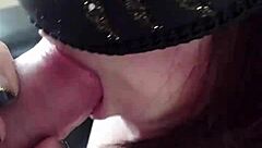 wife milf slurps monster cock till hot cumshot blast!