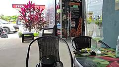 risky public street fuck dares her to get pounded right there