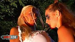 nikky blond and moana mendez moan in hot skinny lesbian passion?