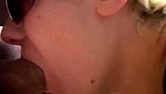 blonde milf fucks husband's friend passionately