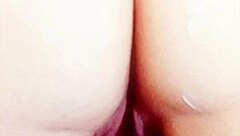 mature wife spreads huge shaved pussy lips for wet flashing fun!