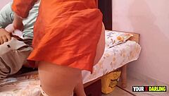 horny milf chubby wife bends for stepson's huge cock doggystyle!