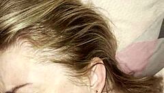 woke up to young stud shoving big cock down my throat