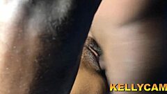 Chubby drunk teen squirts hard as cock enters her pussy from above