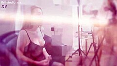 naughty student squirting hard after head girl’s rough spanking and toy domination