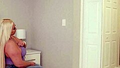 Mature blonde milf mz dani licks ass and masturbates wet pussy