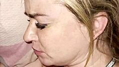 woke up to young stud shoving big cock down my throat