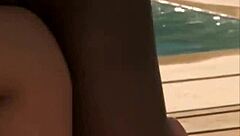 exotic african couple sensual massage turns erotic sex