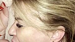 woke up to young stud shoving big cock down my throat