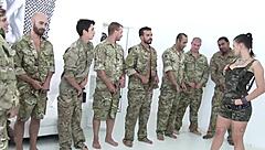 Horny babe moans through hardcore triple pussy anal stretch