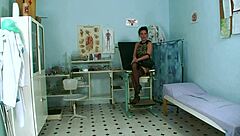 Brunette Patient's Tight Ass And Natural Tits Pounded In Doctor's Office