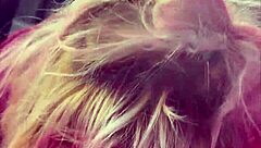 pretty street hooker kneels for car backseat deepthroat cum 😘💋