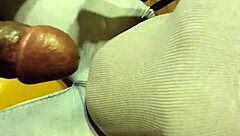 Topless Ebony Sucks Monster Black Cock