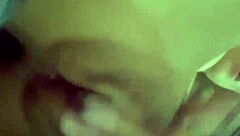 latina teases with new lingerie dildo play