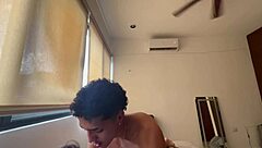 Curvy latina milf spanks and spits in submissive instruction play