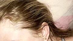 woke up to young stud shoving big cock down my throat