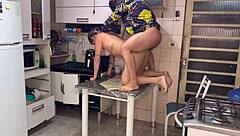 my naughty wife greets water guy naked for hottest pussy fuck ever!