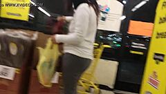 2 moms shopping candid hidden cam fun 😏🛒