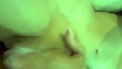 latina teases with new lingerie dildo play