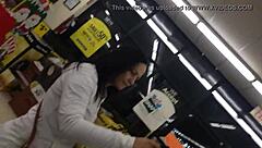2 moms shopping candid hidden cam fun 😏🛒