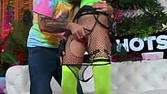 Hime marie skinny slut begs nade for rough deepthroat facefuck