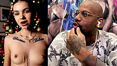 Trans nun pounds latina slut while petite asian trans plays with curves